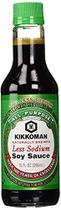 Molho soja less sodium shoyu light menos sal kikkoman 296ml