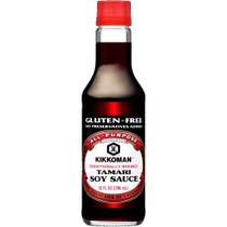 Molho soja tamari soy sauce japão sem glúten kikkoman 296ml