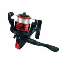 Molinete de Pesca Pico 200 1R Pequeno Vermelho Com Linha Molinete de Pesca Pico 200 1R Pequeno Vermelho Com Linha