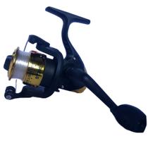 Molinete De Pesca Ultra Light Taue Sy200 Amarelo - 3 Rolamentos Com Linha
