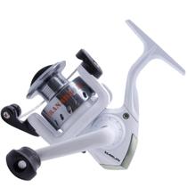 Molinete de Pesca Ultra Light Tribus Carretel Aluminio Branco