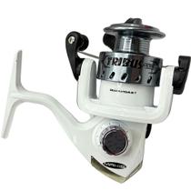 Molinete de Pesca Ultra Light Tribus Carretel Aluminio Branco Molinete de Pesca Ultra Light Tribus Carretel Aluminio Branco