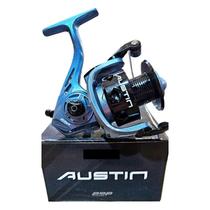 Molinete para pesca pop austin 1000 3 rolamentos drag 6 kgs maruri pop fishing carretel alongado em abs
