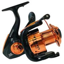 Molinete Pesca Pesada Tamanho Grande Maruri Toro 8000 6 Rolamentos Laranja
