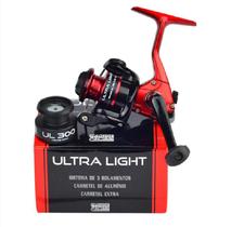 Molinete Ultra Light UL300 3 Rol Carretel Extra M. Sports - Marine Sports