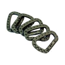 Molle Belt D Buckle Clip 5pcs Tac Link Chaveiro Mosquetão Gancho Camping Escalada EDC Multi Tool