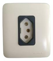 Moludo Tomada 20A 2P+T Com Placa 4261 Alumbra