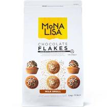 Monalisa Flakes Milk Small 1kg - Callebaut Monalisa Flakes Milk Small 1kg - Callebaut
