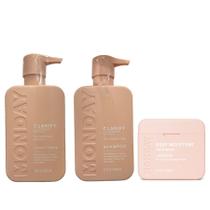 Monday Shampoo e Condicionador Clarify + Mascara Keratin Kit Monday Shampoo e Condicionador Clarify + Mascara Keratin Kit