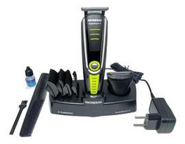 Mondial Máquina Barbear Elétrica Kit Completo 6 Peças Bivolt