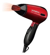 Mondial Max Travel Sc-10 Secador De Cabelo 1200w Bivolt Cor Vermelho/preto 110v/220v