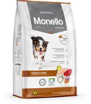 Monello cães adultos frango e carne 15kg