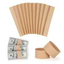 Money Bands PONNOR 550 Pack Blank Natural Kraft Brown