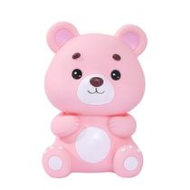 Money Bank Creative Cute Pink Bear PVC durável de 20 cm Money Bank Creative Cute Pink Bear PVC durável de 20 cm