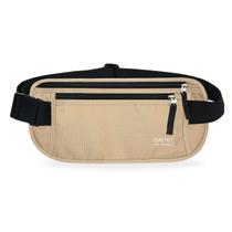 Money Belt, bloqueio RFID DAITET para viagens, preto, bege Money Belt, bloqueio RFID DAITET para viagens, preto, bege