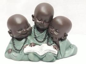 Monges Lendo Livro