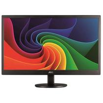 Monitor 18.5" AOC LED E970SWHNL HDMI VGA Preto Bivolt
