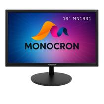 Monitor 19 Polegadas Monocron MN19R1 Full HD 75Hz HDMI VGA Preto Monitor 19 Polegadas Monocron MN19R1 Full HD 75Hz HDMI VGA Preto