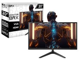 Monitor 20" LED 60hz HDMI VGA Widescreen - BRX Monitor 20" LED 60hz HDMI VGA Widescreen - BRX