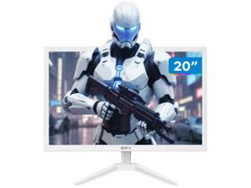 Monitor 20" LED 75Hz 5ms BRX Office Branco Widescreen HDMI e VGA
