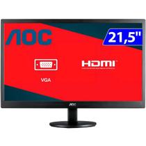 Monitor 21,5" LED AOC E2270SWHEN 60HZ VGA/HDMI Preto
