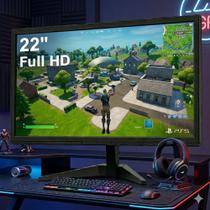 Monitor 22 Polegadas Full HD LED HDMI VGA Slim Qualidade e Conforto para seu Home Office e Trabalho
