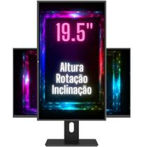 Monitor 3Green 19.5 HDMI VGA Rotação 90 Suporte VESA