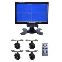 Monitor 7" DVR com 4 cameras