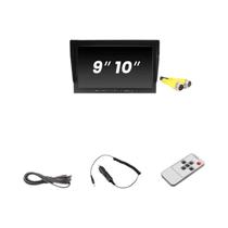Monitor AHD GreenYi De 9/10 Polegadas Com Tela IPS E Conector De 4 Pinos, Cabo AV Para Caminhão,