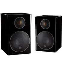 Monitor Audio Radius 90 - Par de caixas acústicas Bookshelf 2-vias 4" 100w 8 ohms Preto Laqueado