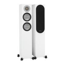 Monitor Audio Silver 200 - Par de caixas acústicas Torre para Home Theater Branco Laqueado