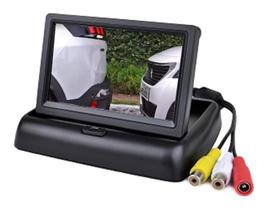 Monitor Automotivo Tela Retrátil Lcd de 4.3" TFT usar com camera de ré