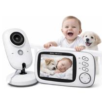 Monitor Bebê Com Câmera Visão Noturna Áudio Duplo Presente Entrega Ágil