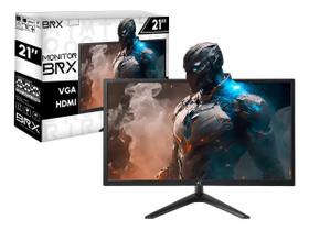Monitor brx gamer 21 polegadas 75Hz HDMI VGA Widescreen 1600 x 900 Bivolt Preto