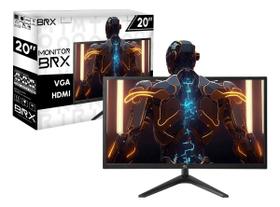 Monitor Brx Led 20 Polegadas Hdmi vga 75hz 110 220v MBRX201BK