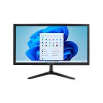 Monitor C3Tech 21.5", Full HD, 75Hz, IPS, HDMI e VGA, Ajuste de Ângulo, Preto - MR-215