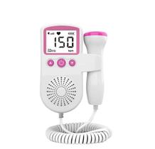 Monitor Cardíaco Fetal Doppler Fetal Rosa Portátil