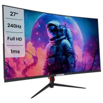 Monitor Concórdia Gamer Curvo 27 CZ270F 240hz Led Full HD 1ms 2HDMI, 2DP Freesync Premium sRGB 99