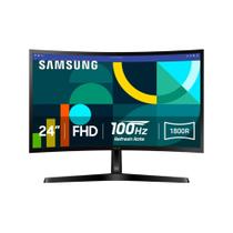 Monitor Curv Samsung 24 Polegadas Essential S3 S36GD FHD 100Hz Curvo 110 220 Volts Monitor Curv Samsung 24 Polegadas Essential S3 S36GD FHD 100Hz Curvo 110 220 Volts