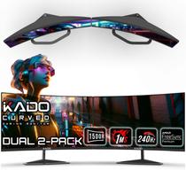 Monitor Curvo Kado 24,5" 1500R 240Hz 1ms Pacote com 2 Monitor Curvo Kado 24,5" 1500R 240Hz 1ms Pacote com 2