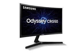 Monitor Curvo Samsung Odyssey 24" FHD 144Hz HDMI DP Freesync Preto Série LC24RG50FZLMZA