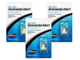 Monitor de amônia Seachem Ammonia Alert de 1 ano (pacote com 3)