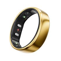 Monitor de apneia do sono Smart Ring RingConn Gen 2 dourado tamanho 9