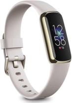 Monitor de atividade Fitbit Luxe em aço inoxidável dourado suave Monitor de atividade Fitbit Luxe em aço inoxidável dourado suave