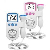 Monitor de Batimentos Fetal Portátil com Frequência 3MHz e Display Digital para Uso Doméstico Seguro