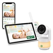 Monitor de Bebê 1080p com Acesso Remoto, Display HD 7”, Luz Noturna Colorida, Visão Noturna Colorida - Babá Eletrônica
