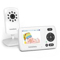Monitor de bebê com áudio e câmera, longo alcance, visão noturna e tela portátil - HelloBaby