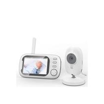 Monitor de Bebê Digital Sem Fio Branco com Visão Noturna - Modelo ABM600