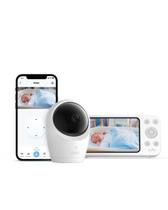 Monitor de Bebê Eufy E20 2K - Câmera HD com Tela de 5" e Wi-Fi