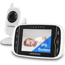 Monitor de Bebê HelloBaby HB32 com Câmera, Áudio e Tela LCD de 3,2"